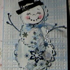 Snowman Card/The BLUE Challenge at TST