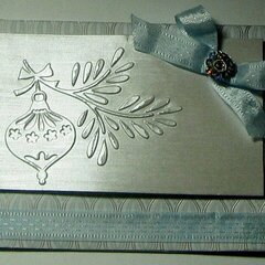 Embossed Ornament Card