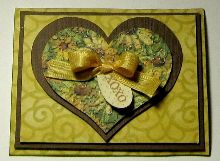 Sunflower Valentine Card