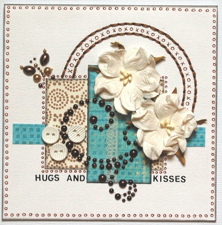hugs and kisses card