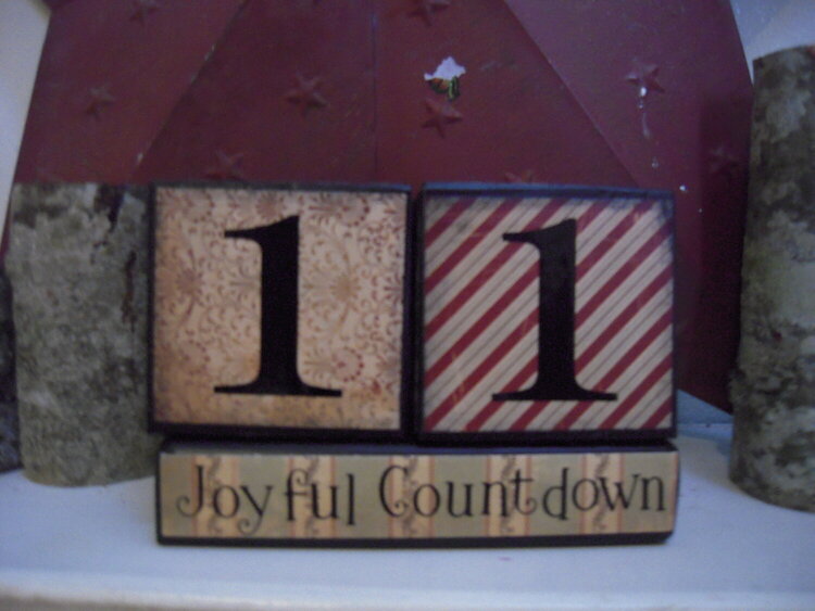 Joyful countdown blocks