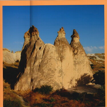 fairy castles- views from a balloon in Turkey