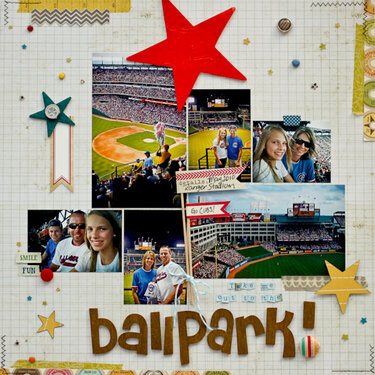 Take Me Out to the Ball Park *Scrapbook Circle October Kit*