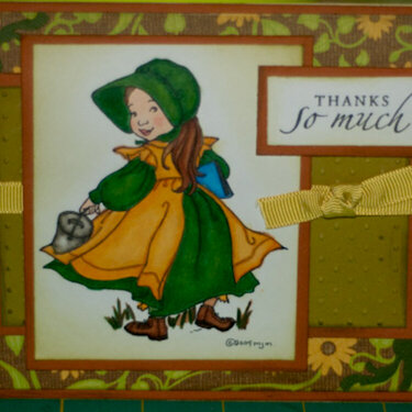 Prairie Girl Thank You card