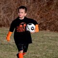 My Sons First Soccer practice