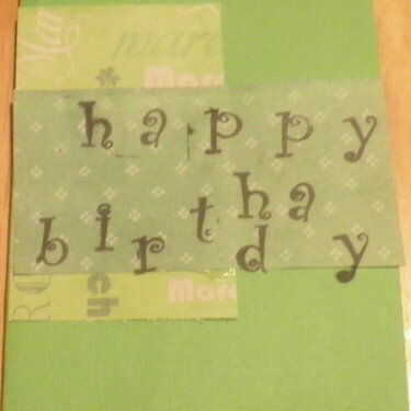 Birthday card