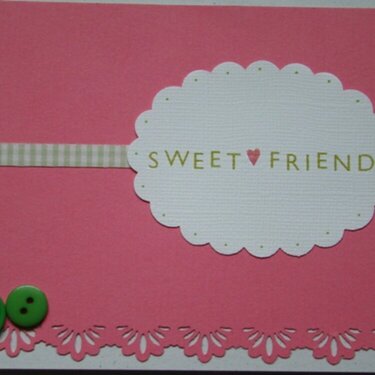 sweet friend--10:00chllenge