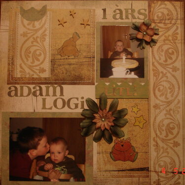 Adam&#039;s first birthday