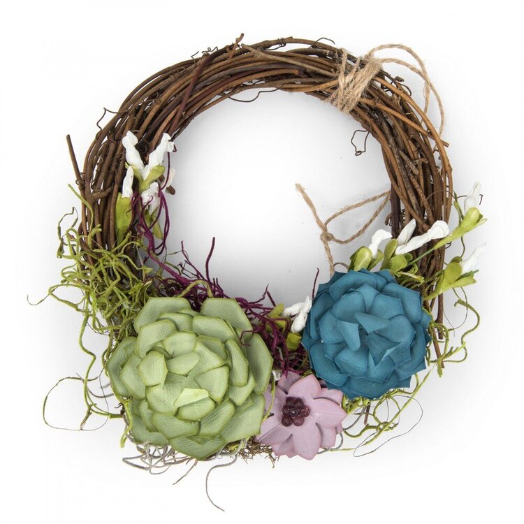 Simply Succulents Wreath