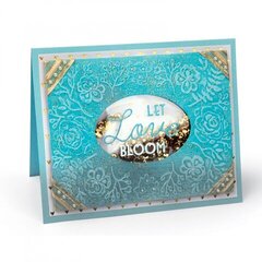 Let Love Bloom Shaker Card