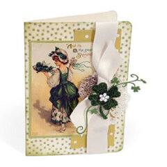 Sizzix Green Shamrock Card by Beth Reames