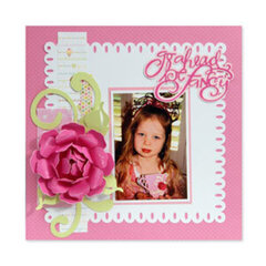 Go Ahead Be Fancy Scrapbook Page byBeth Reames