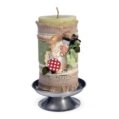 Holiday Candle Wrap by Deena Ziegler