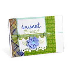 Sweet Friend Flower Card by Debi Adams