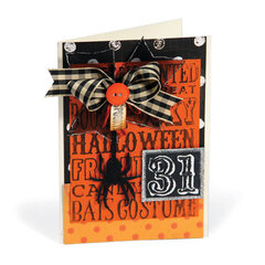 Embossed Halloween 31 Card by Debi Adams