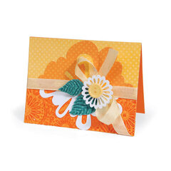 Flower Medallion Accent Card by Debi Adams