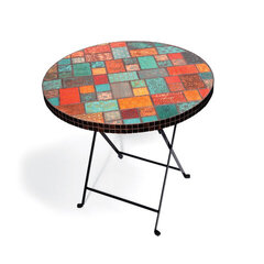 Table w/Embossed Tiles by Debi Adams