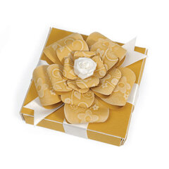 Embossed Flower Bow & Box by Beth Reames
