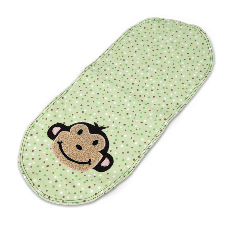 Monkey Around Burp Cloth by Linda Nitzen