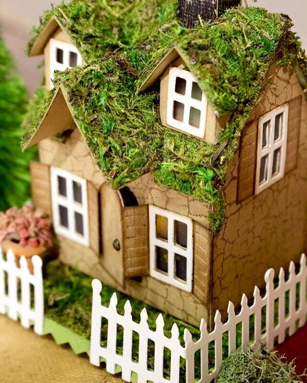 Tim Holtz Village Dwelling Inspiration found on the Sizzix FB Page