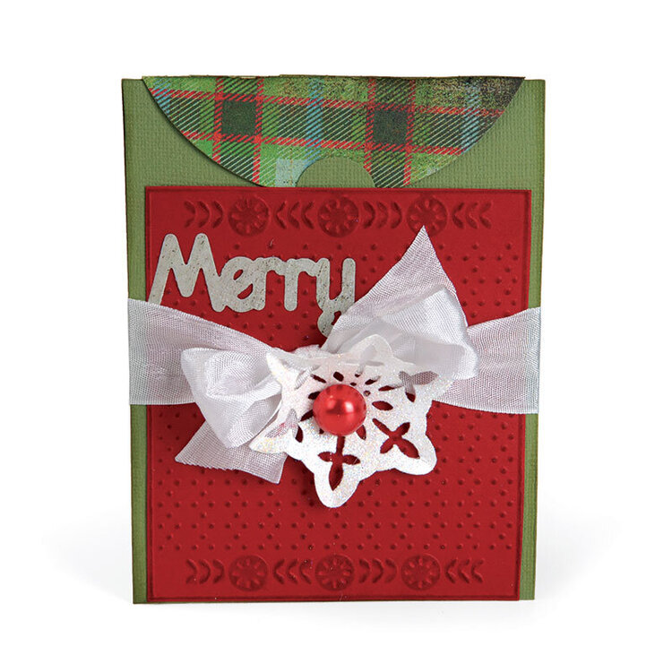 Merry Card with Flap by Deena Ziegler