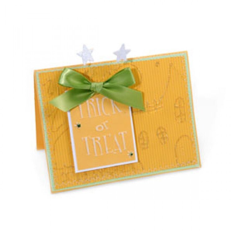 Embossed Trick or Treat Card by Deena Ziegler