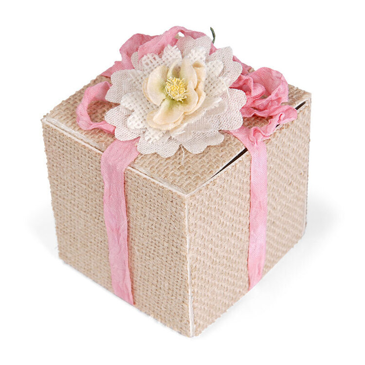 Burlap Covered Box by Beth Reames