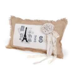 Eiffel Tower Pillow by Debi Adams