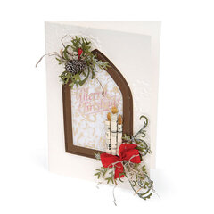 Merry Christmas Window by Debi Adams