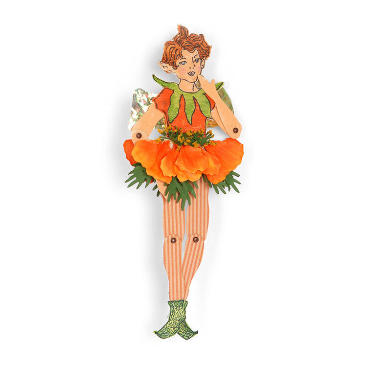 Fairy with Poppy Dress by Susan Tierney-Cockburn