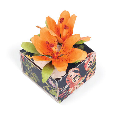 Lillies Embellished Box by Susan Tierney-Cockburn