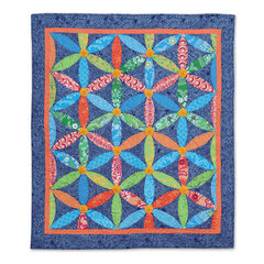 Circle of Flowers Quilt by Cheryl Adam, Guest Quilter
