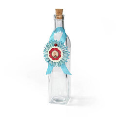 Dec 25 Glass Bottle  by Beth Reames