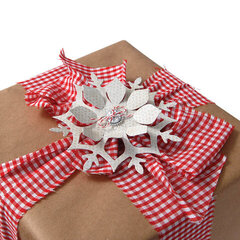 Snowflake Gift Topper  by Deena Ziegler