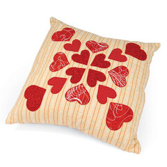 Hearts for My Valentine Pillow by Linda Nitzen