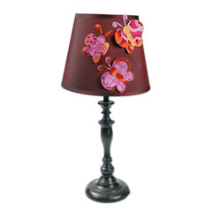 Butterflies in Flight Lamp Shade by Linda Nitzen