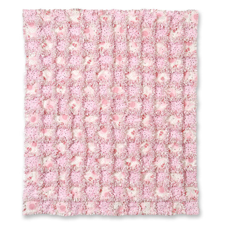 Easy Squares Rag Quilt by Ronda McCord