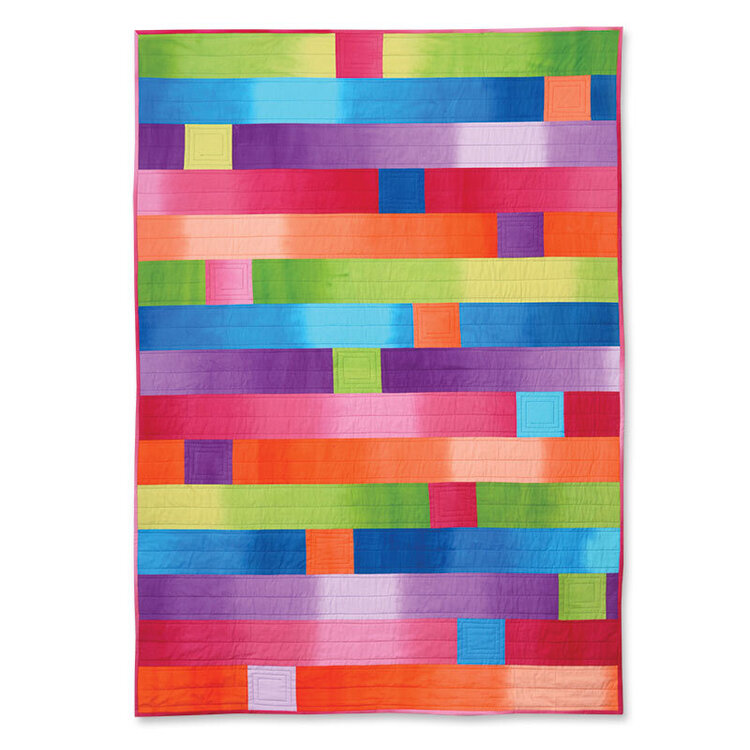 Rainbow Sherbet Quilt by Linda Nitzen