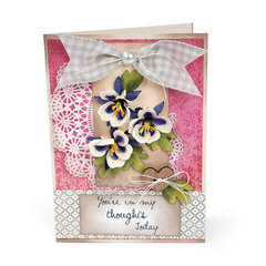 You're in my Thoughts Card by Deena Ziegler