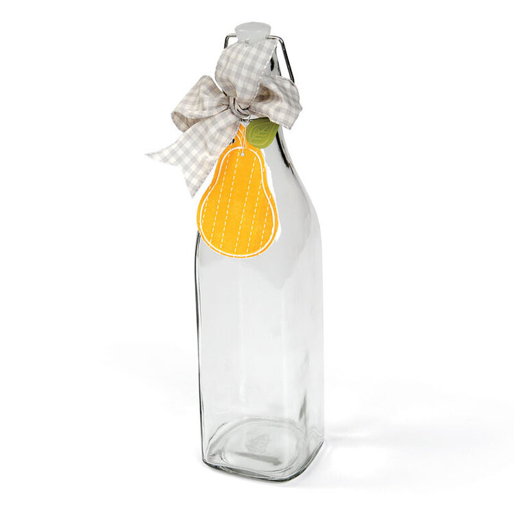 Bottle with Pear Tag by Beth Reames