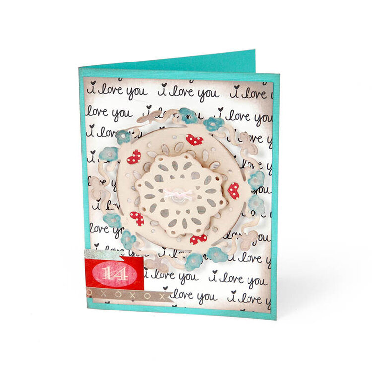 I Love You Doily by Deena Ziegler