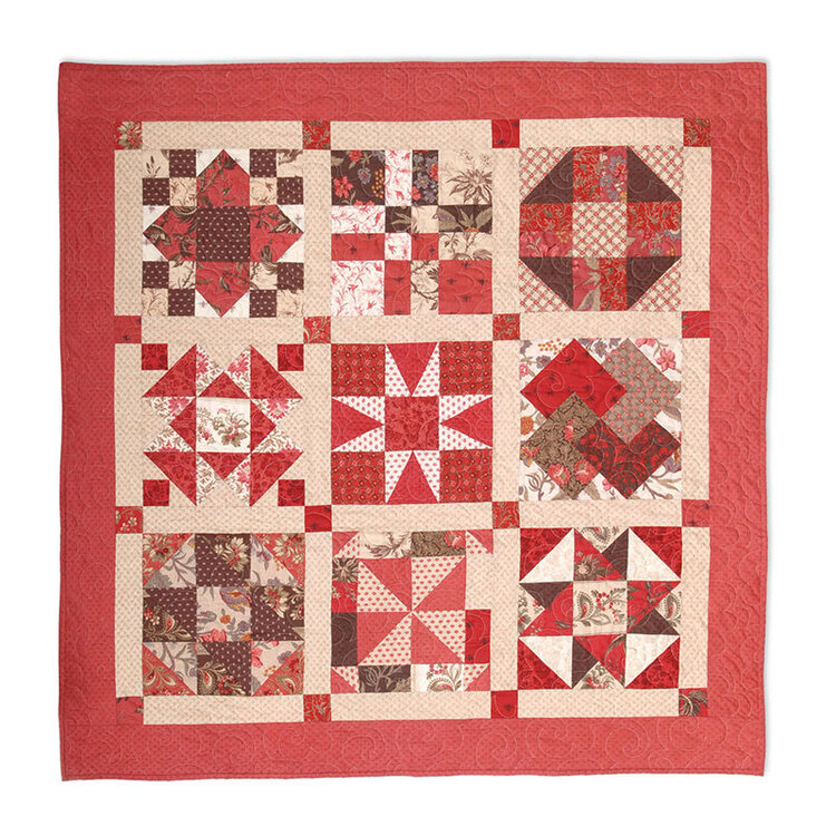 Josephine&#039;s French Wedding Sampler Quilt by Ronda McCord
