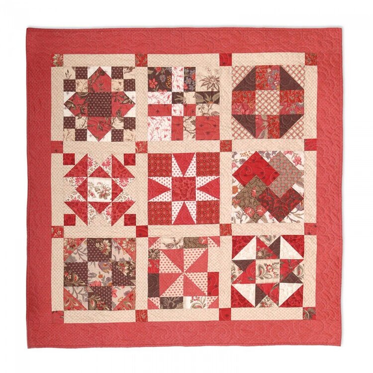 Josephine&#039;s French Wedding Sampler Quilt by Ronda McCord
