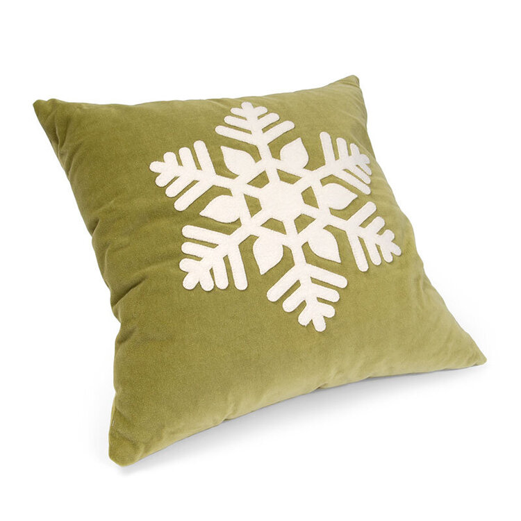 Snowflake Pillow by Linda Nitzen