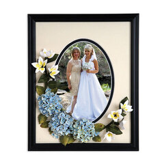 Hydrangea Stephanotis Wedding Frame by Susan Tierney-Cockburn