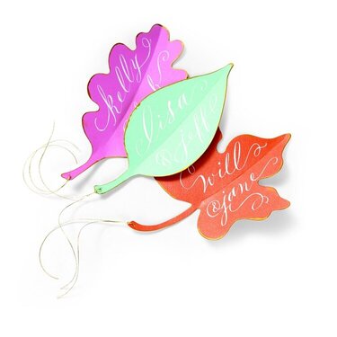 Leaf Gift Tags or Escort Cards by Brenda Walton