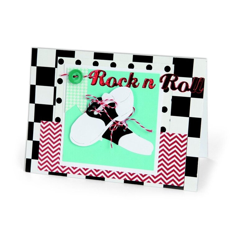 Rock &#039;n&#039; Roll Card by Debi Adams