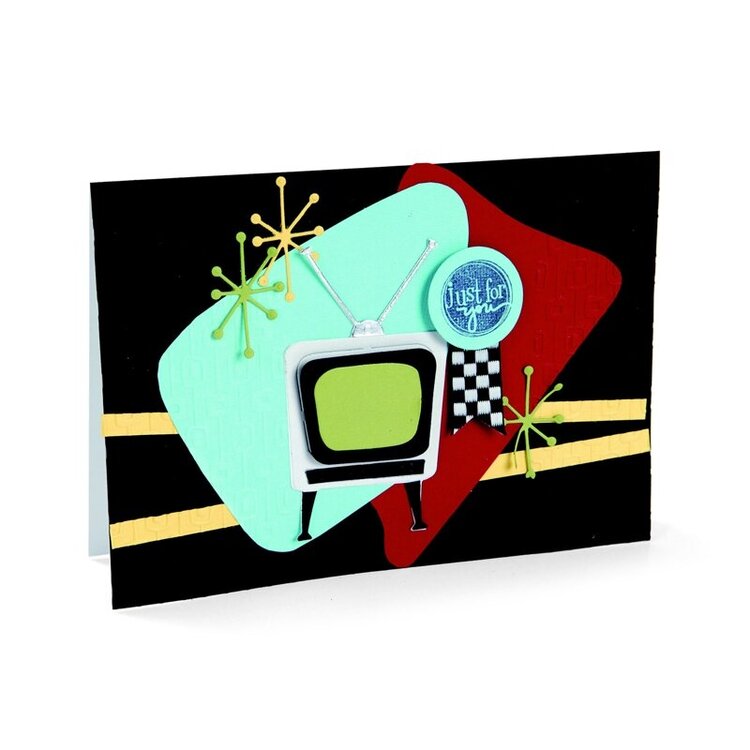 Retro TV Card by Debi Adams