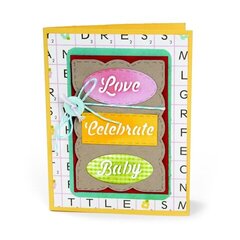 Love, Celebrate Baby Card by Deena Ziegler