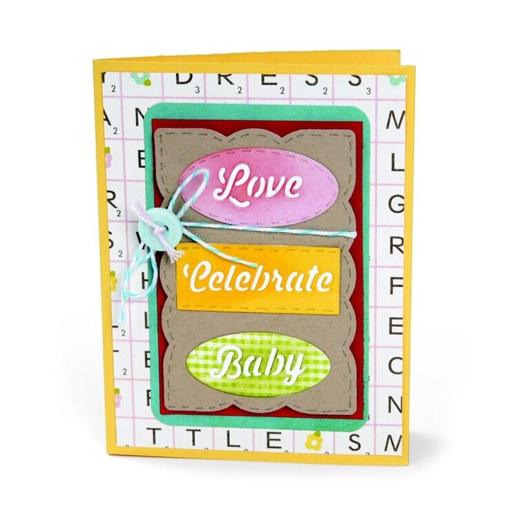 Love, Celebrate Baby Card by Deena Ziegler